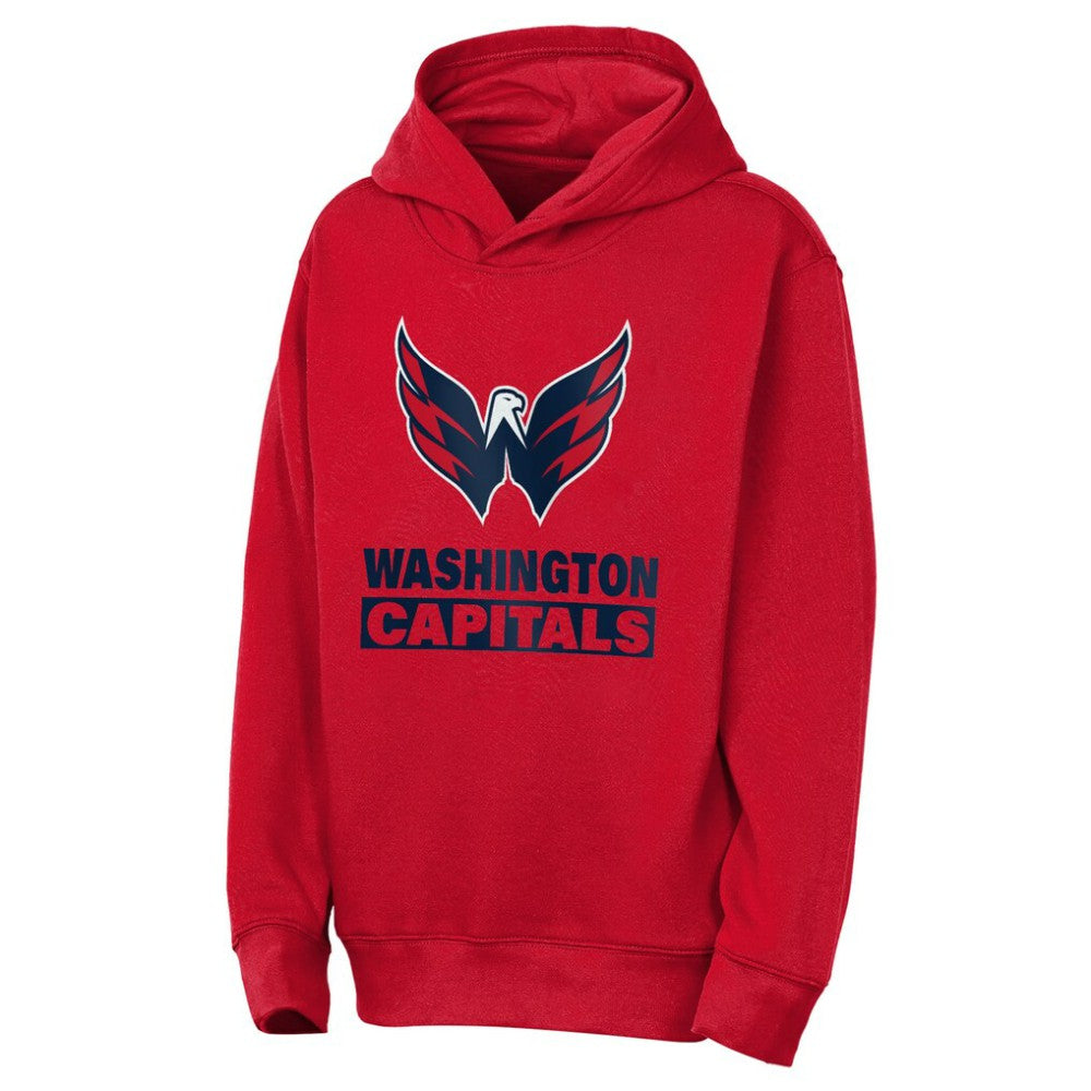 Washington Capitals Outerstuff Youth Back to Basics Hoodie - Red - NHL 202900651