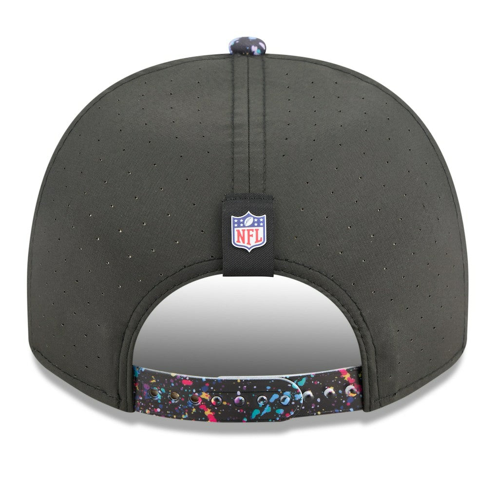 Kansas City Chiefs New Era 2025 NFL Crucial Catch A-Frame 9FIFTY Snapback Hat Black