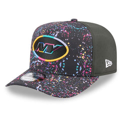 New York Jets New Era 2025 NFL Crucial Catch A-Frame 9FIFTY Snapback Hat Black