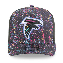Atlanta Falcons New Era 2025 NFL Crucial Catch A-Frame 9FIFTY Snapback Hat Black