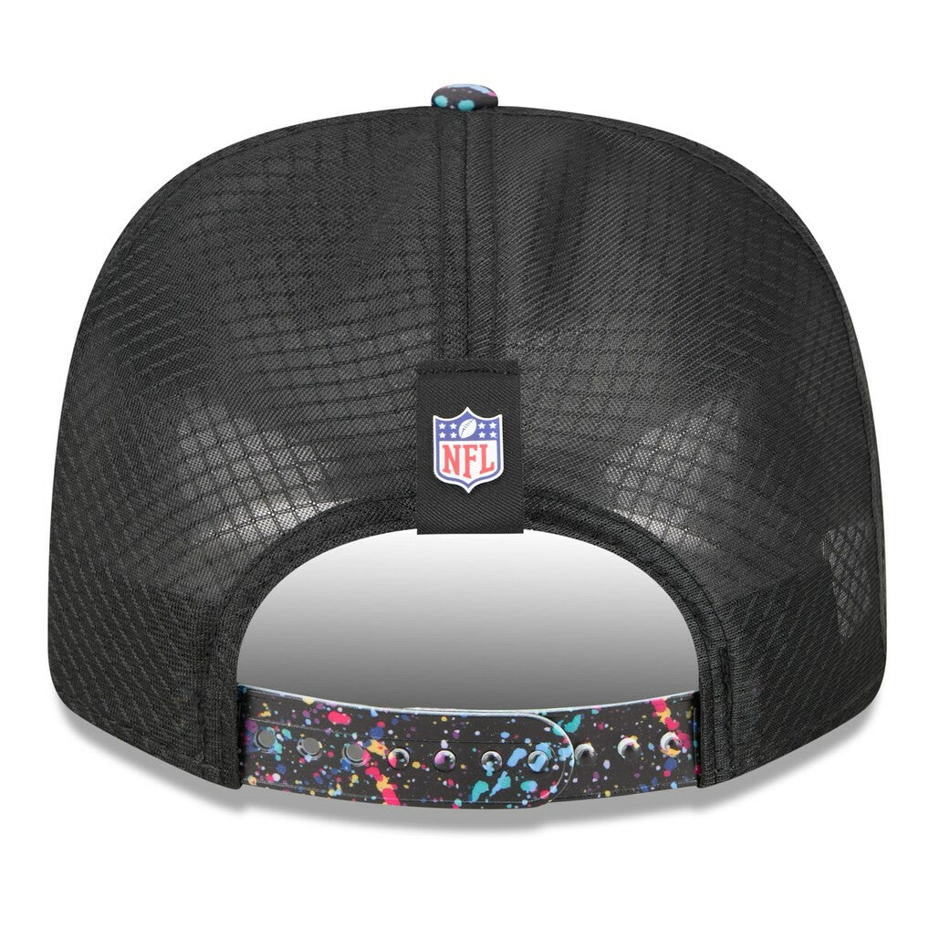 Cincinnati Bengals New Era 2025 NFL Crucial Catch 9SEVENTY Adjustable Hat Black