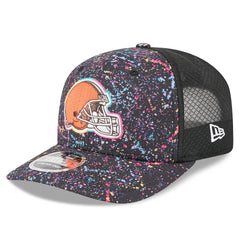 Cleveland Browns New Era 2025 NFL Crucial Catch 9SEVENTY Adjustable Hat Black