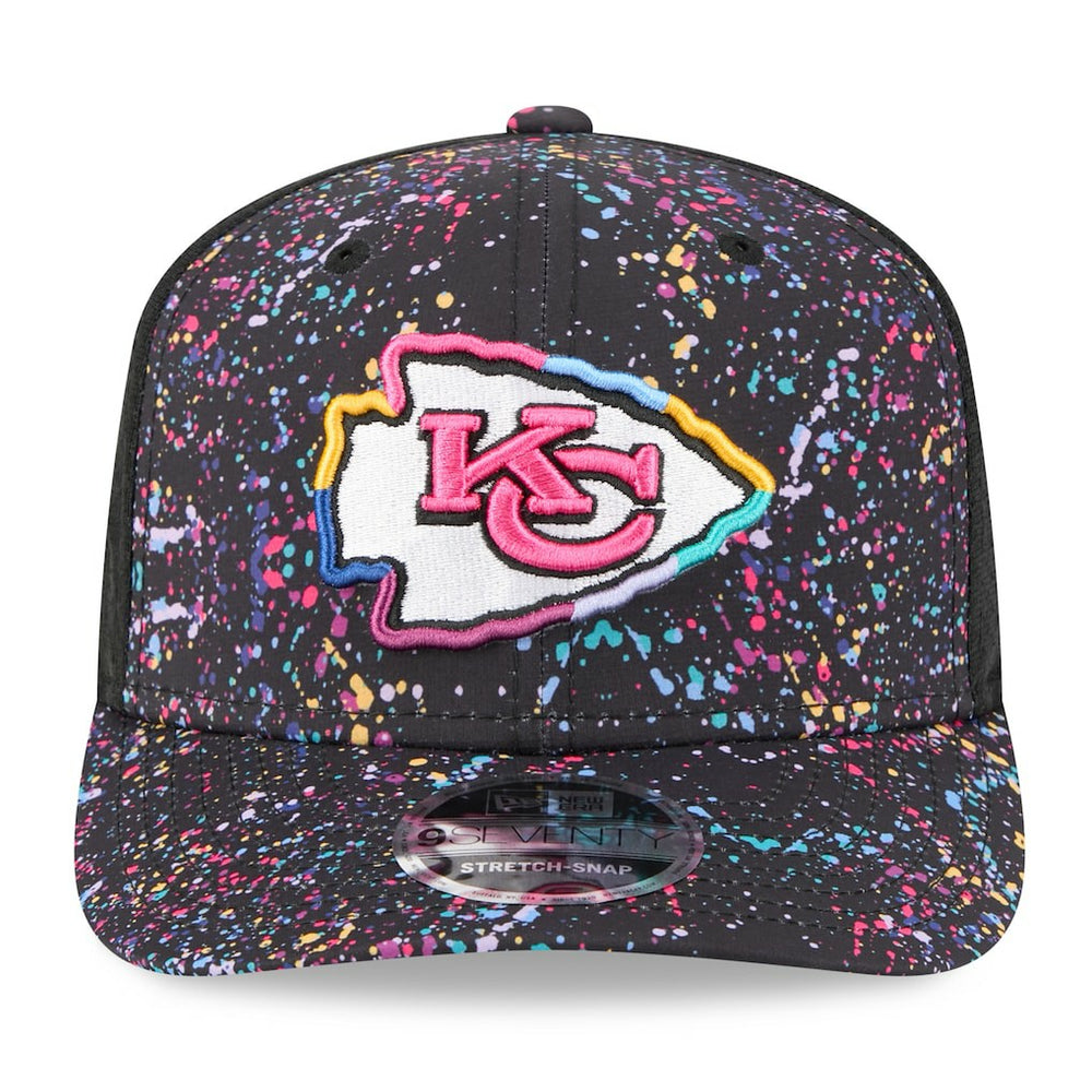 Kansas City Chiefs New Era 2025 NFL Crucial Catch 9SEVENTY Adjustable Hat Black