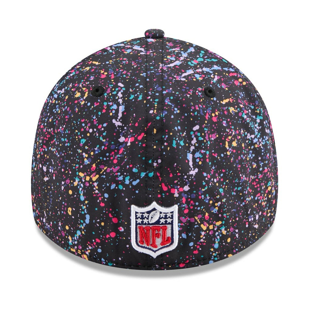 Washington Commanders New Era 2025 NFL Crucial Catch 39THIRTY Flex Hat Black