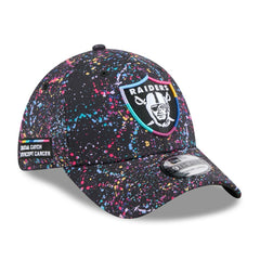 Las Vegas Raiders New Era 2025 NFL Crucial Catch 39THIRTY Flex Hat Black