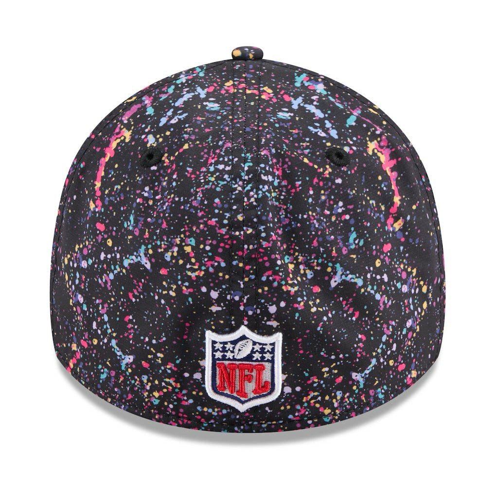 Las Vegas Raiders New Era 2025 NFL Crucial Catch 39THIRTY Flex Hat Black