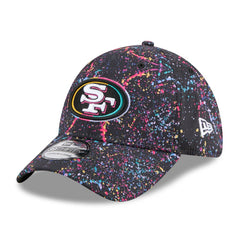San Francisco 49ers New Era 2025 NFL Crucial Catch 39THIRTY Flex Hat Black