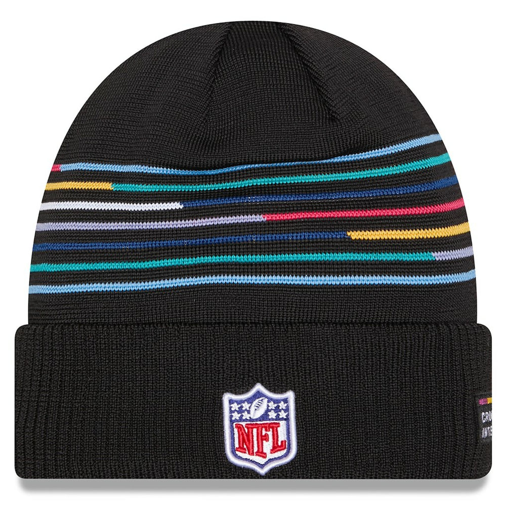 Arizona Cardinals New Era 2025 NFL Crucial Catch Cuffed Knit Hat Black