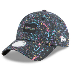 Minnesota Vikings New Era Women's 2025 NFL Crucial Catch Pony Tail Adjustable Hat Black