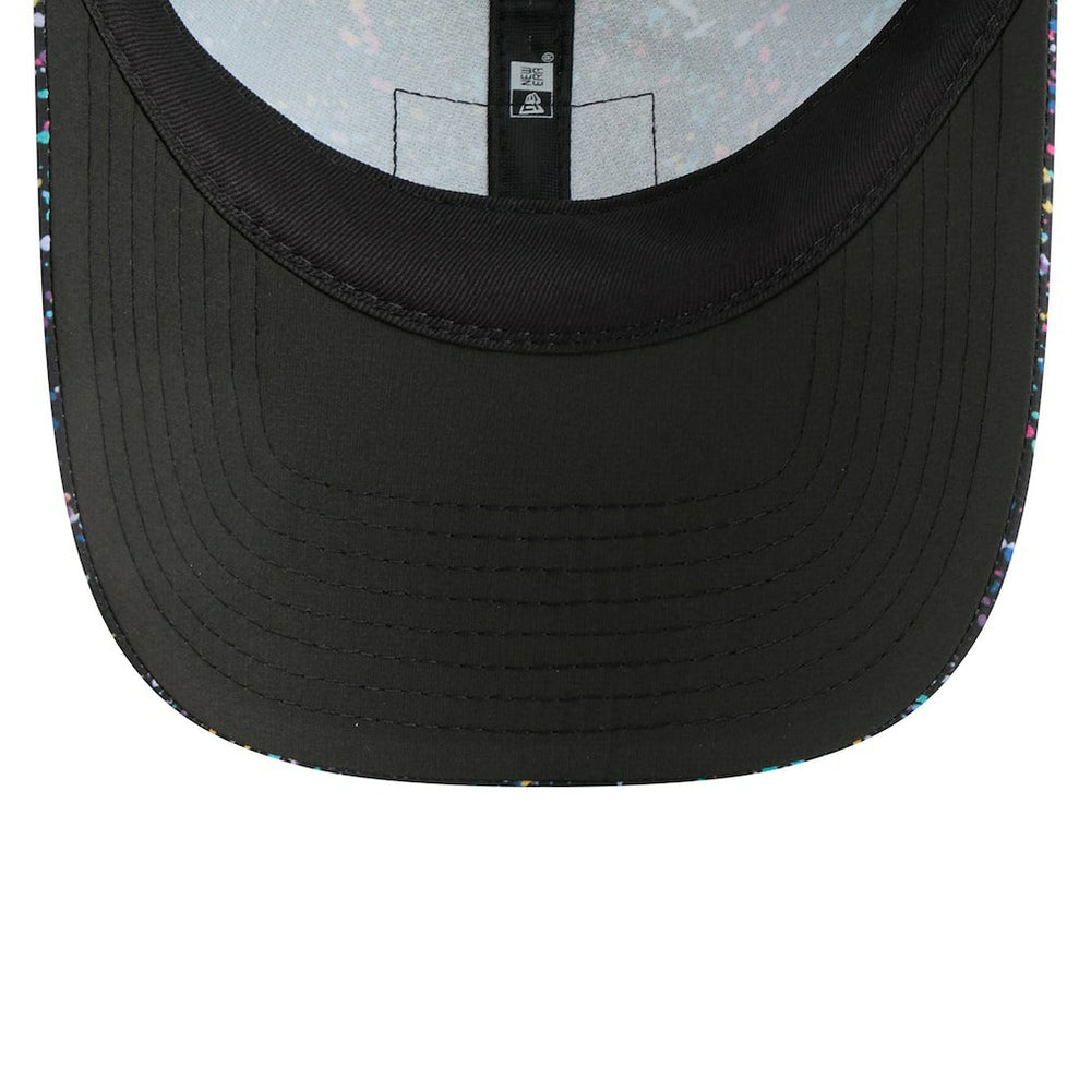 Philadelphia Eagles New Era Women's 2025 NFL Crucial Catch Pony Tail Adjustable Hat Black