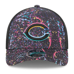 Chicago Bears New Era Youth 2025 NFL Crucial Catch 9FORTY Adjustable Hat Black