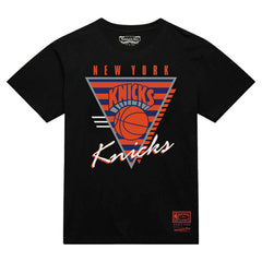 New York Knicks Worldwide Collection Tri-Logo T-Shirt Black | Mitchell & Ness for sale