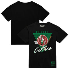 Boston Celtics Worldwide Collection Tri-Logo T-Shirt Black | Mitchell & Ness Lifestyle