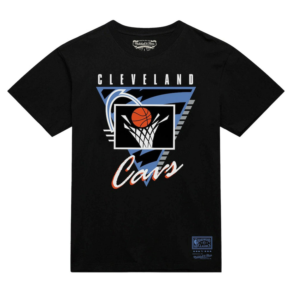 Cleveland Cavaliers Worldwide Collection Tri-Logo T-Shirt for sale Black | Mitchell & Ness US