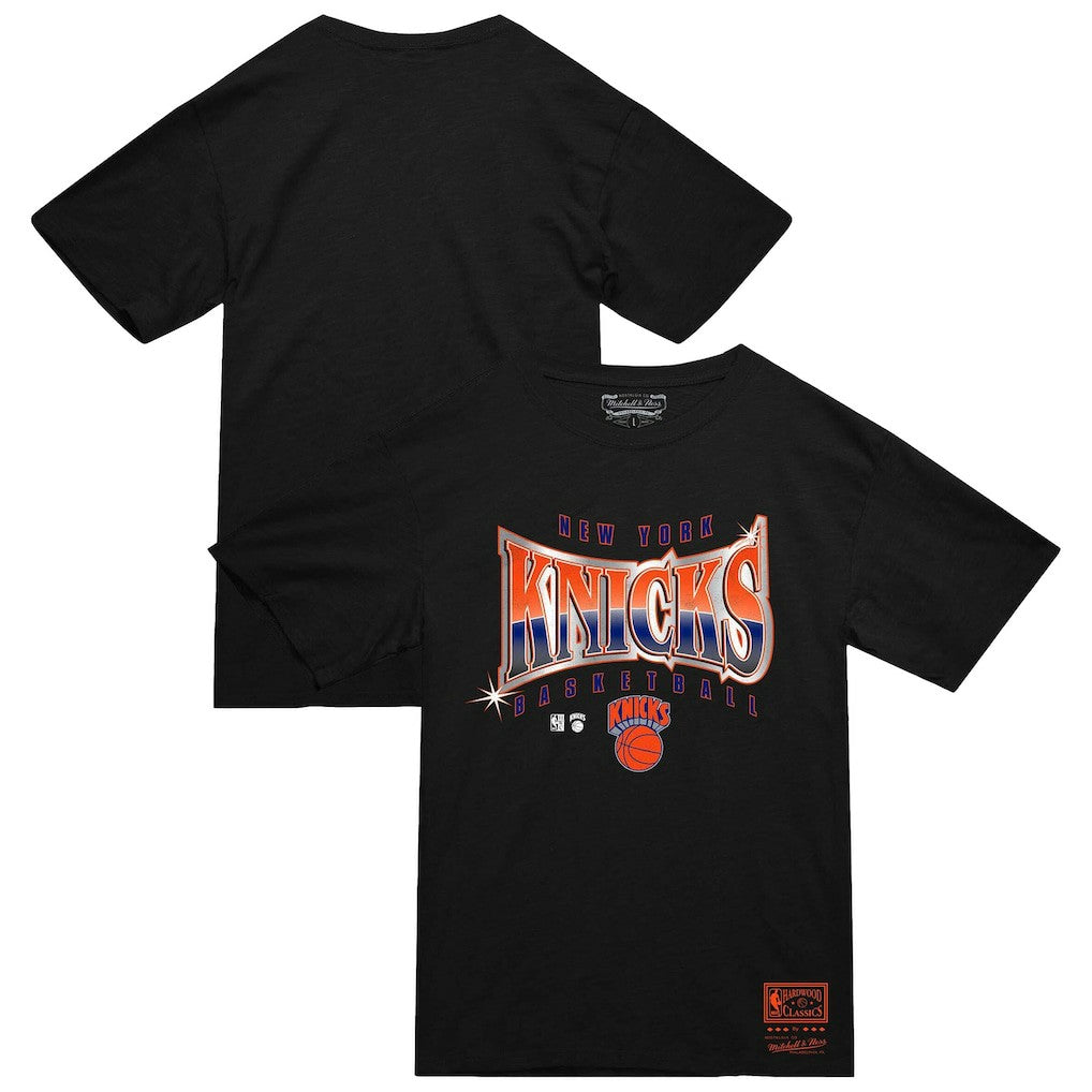 New York Knicks Worldwide Collection Glow Up T-Shirt Black | Mitchell & Ness outlet