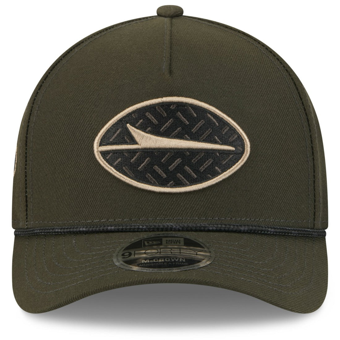 New York Jets New Era 2025 Rivalries Collection Sideline A-Frame 9FORTY Adjustable Hat Gotham Green