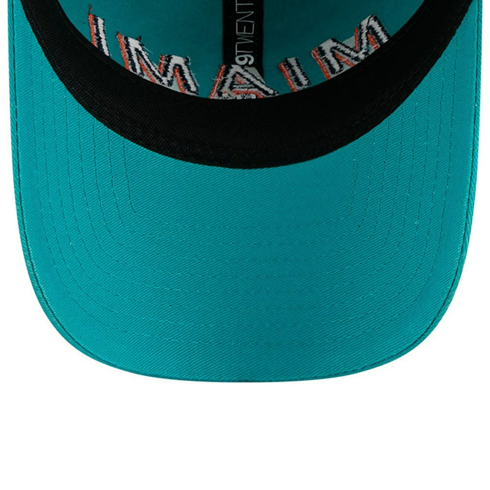 Miami Dolphins New Era 2025 Rivalries Collection Team 9TWENTY Adjustable Hat Aqua