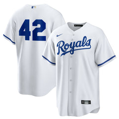 Kansas City Royals Nike Home  2025 Jackie Robinson Day Replica Jersey - White - Nike Online