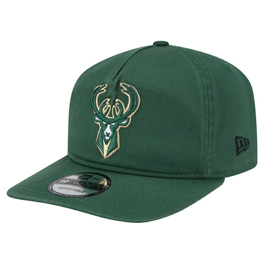 Milwaukee Bucks Cotton 19TWENTY Adjustable Hat Hunter Green | New Era for sale