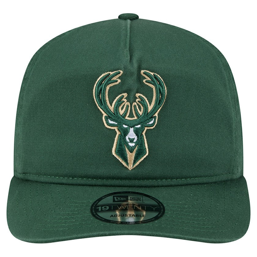 Milwaukee Bucks Cotton 19TWENTY Adjustable Hat Hunter Green | New Era for sale