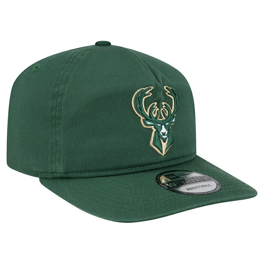 Milwaukee Bucks Cotton 19TWENTY Adjustable Hat Hunter Green | New Era for sale