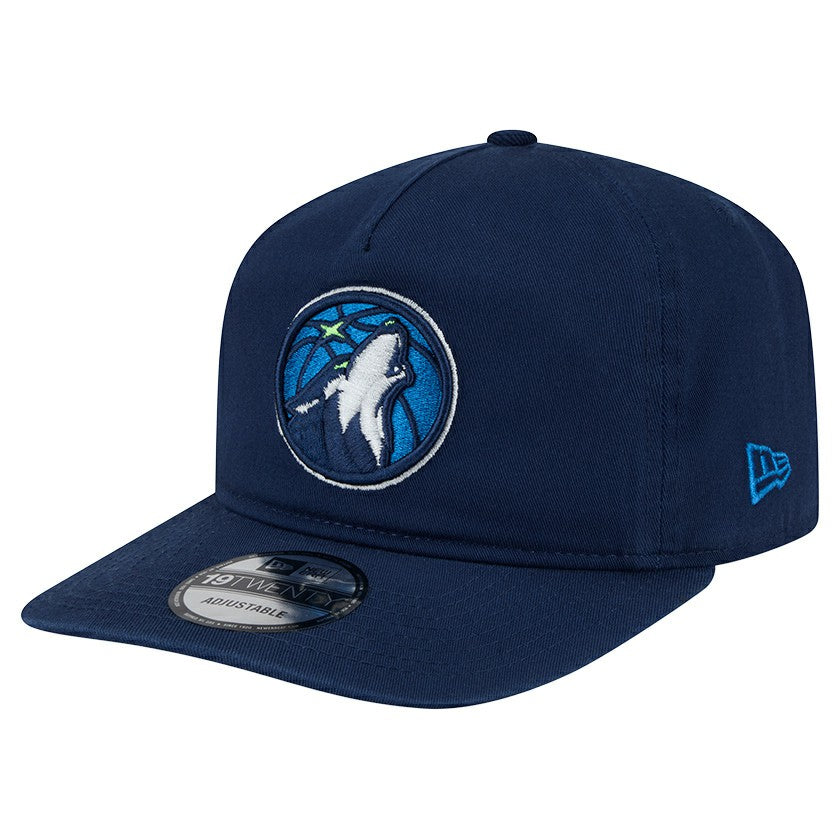 Minnesota Timberwolves Cotton 19TWENTY Adjustable Hat Navy | New Era Near Me