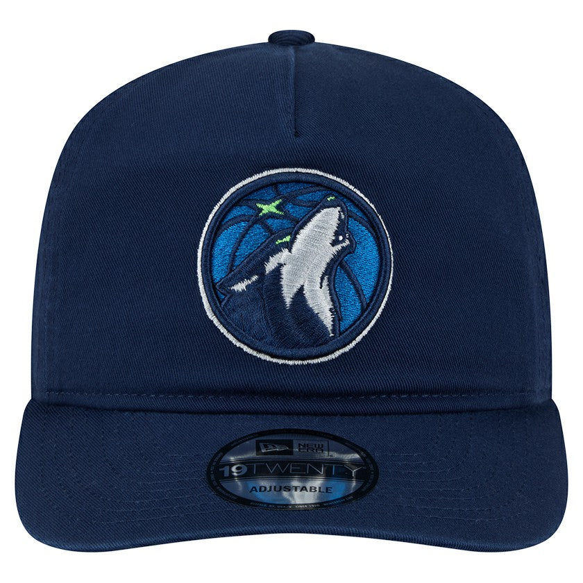Minnesota Timberwolves Cotton 19TWENTY Adjustable Hat Navy | New Era Near Me