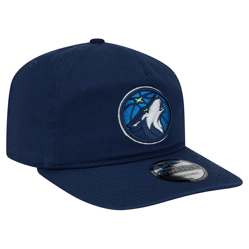 Minnesota Timberwolves Cotton 19TWENTY Adjustable Hat Navy | New Era Near Me