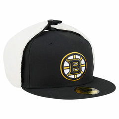 Boston Bruins New Era Injection Dog Ear Classic Fitted Hat - Black - NHL 202906877