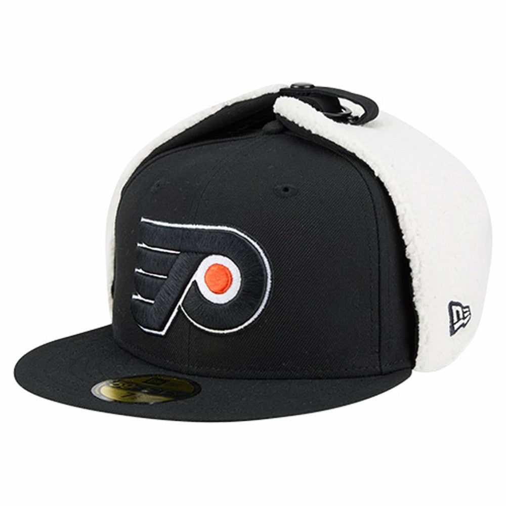 Philadelphia Flyers New Era Injection Dog Ear Classic Fitted Hat - Black - NHL 202906879