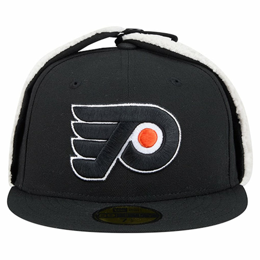 Philadelphia Flyers New Era Injection Dog Ear Classic Fitted Hat - Black - NHL 202906879