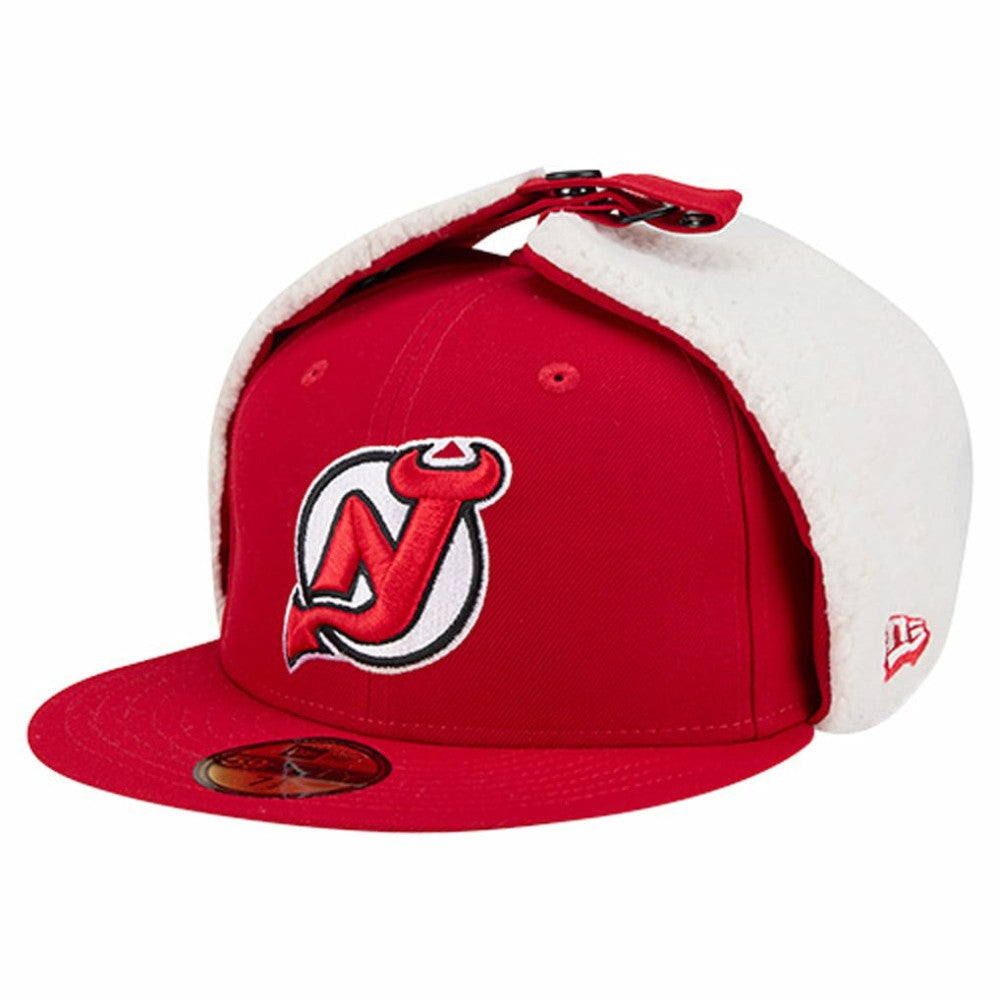 New Jersey Devils New Era Injection Dog Ear Classic Fitted Hat - Red - NHL 202906880