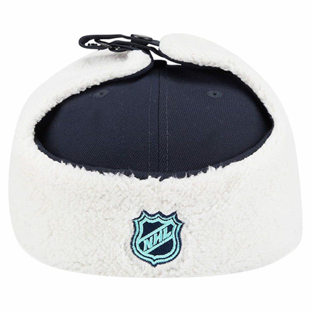 Seattle Kraken New Era Injection Dog Ear Classic Fitted Hat - Deep Sea Blue - NHL 202906881