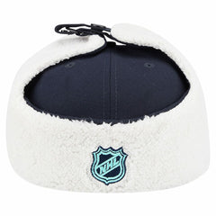 Seattle Kraken New Era Injection Dog Ear Classic Fitted Hat - Deep Sea Blue - NHL 202906881