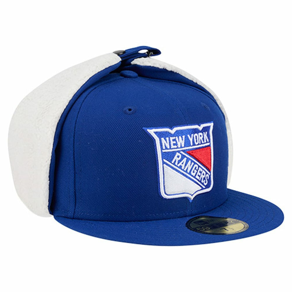 New York Rangers New Era Injection Dog Ear Classic Fitted Hat - Blue - NHL 202906883