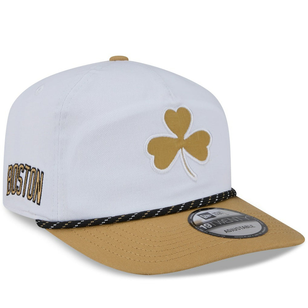 Boston Celtics 2025/26 City Edition 19TWENTY Adjustable Hat White/Gold | New Era discount