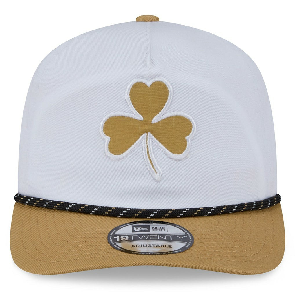 Boston Celtics 2025/26 City Edition 19TWENTY Adjustable Hat White/Gold | New Era discount