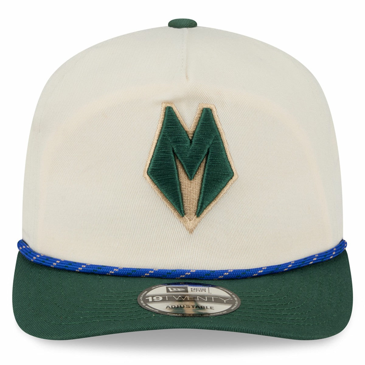 Milwaukee Bucks 2025/26 City Edition 19TWENTY Adjustable Hat Cream/Hunter Green | New Era US