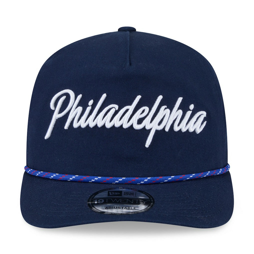 Philadelphia 76ers 2025/26 City Edition 19TWENTY Adjustable Hat Navy | New Era US