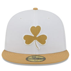 Boston Celtics 2025/26 City Edition 59FIFTY Fitted Hat White/Gold | New Era for sale