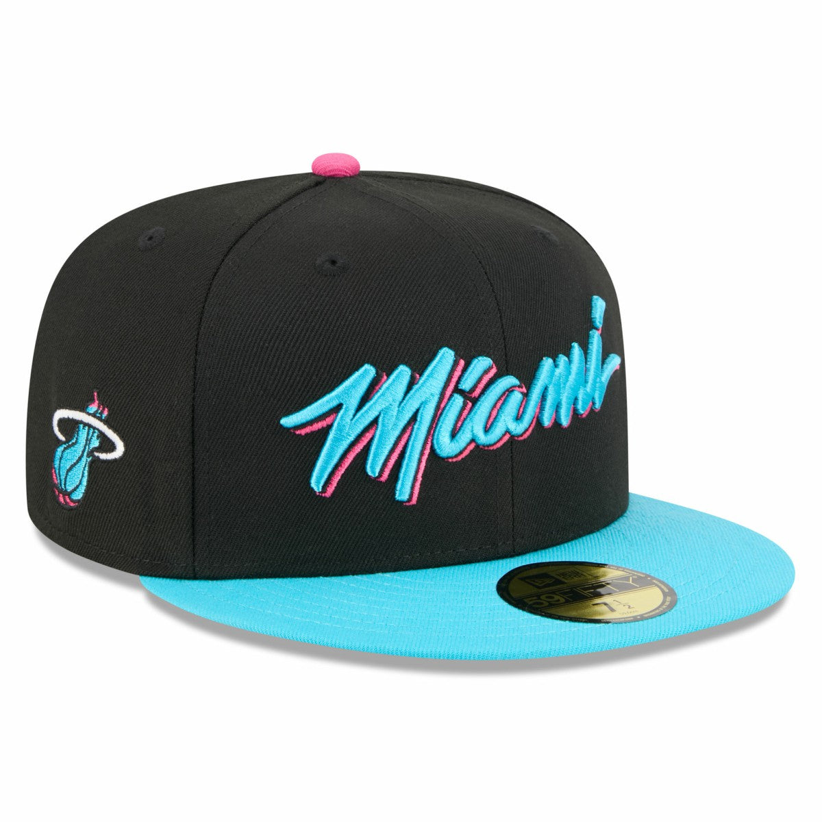 Miami Heat 2025/26 City Edition 59FIFTY Fitted Hat Black/Turquoise | New Era online