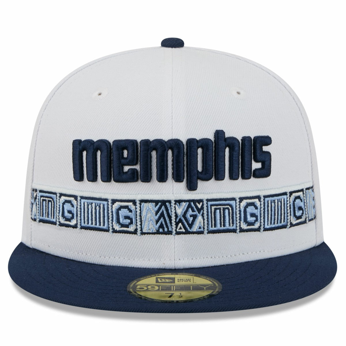 Memphis Grizzlies 2025/26 City Edition 59FIFTY Fitted Hat White/Navy | New Era online
