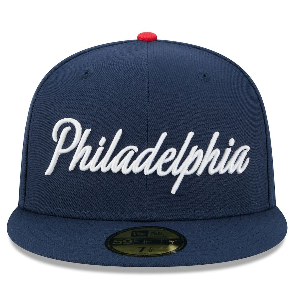 Philadelphia 76ers 2025/26 City Edition 59FIFTY Fitted Hat Navy | New Era online