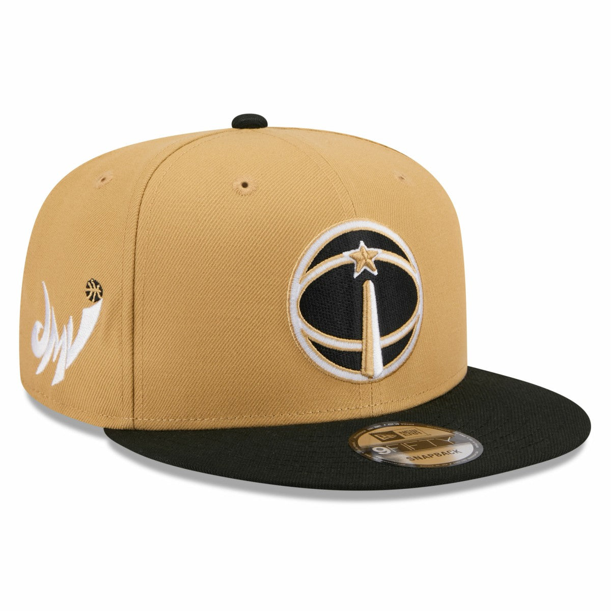 Washington Wizards 2025/26 City Edition 9FIFTY Snapback Hat Gold/Black | New Era Near Me