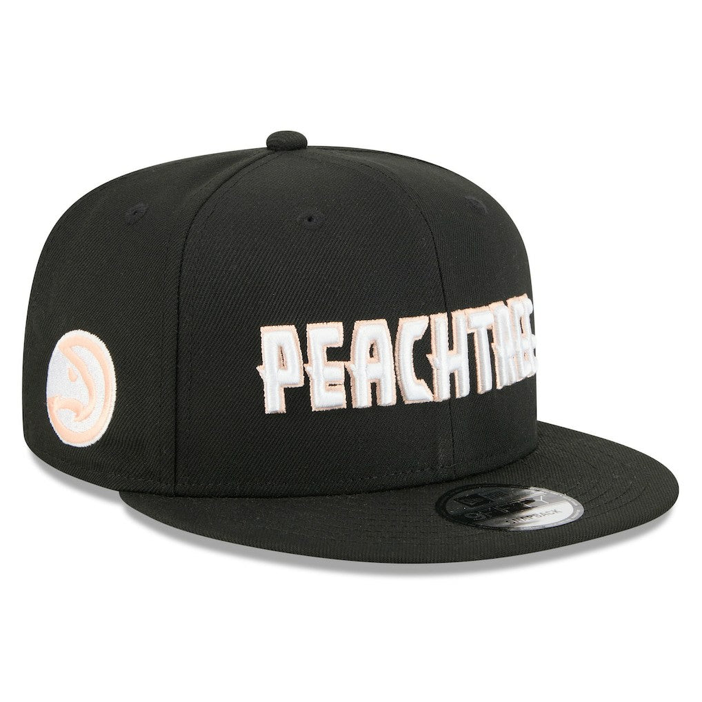 Atlanta Hawks 2025/26 City Edition 9FIFTY Snapback Hat Black | New Era outlet