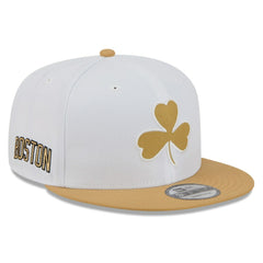 Boston Celtics 2025/26 City Edition 9FIFTY Snapback Hat White/Gold | New Era discount