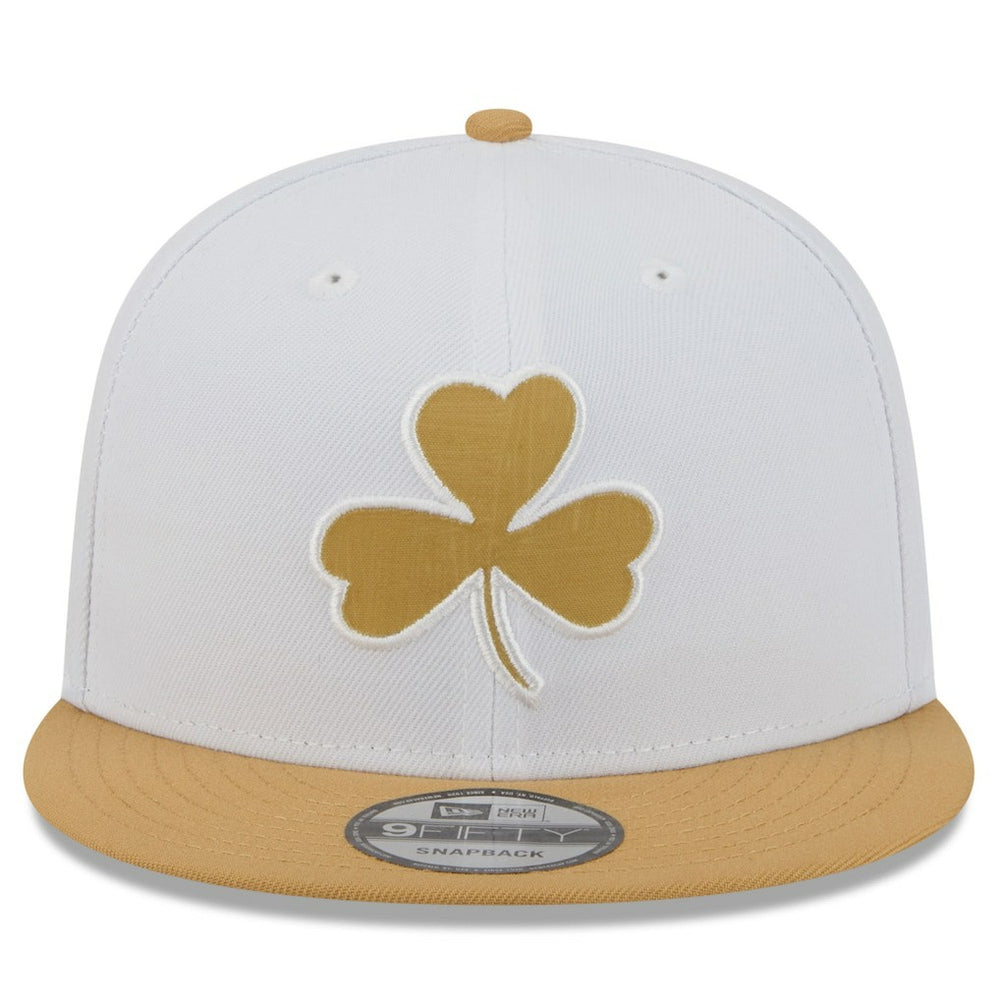 Boston Celtics 2025/26 City Edition 9FIFTY Snapback Hat White/Gold | New Era discount