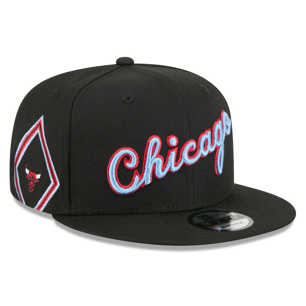 Chicago Bulls 2025/26 City Edition 9FIFTY Snapback Hat Black | New Era outlet