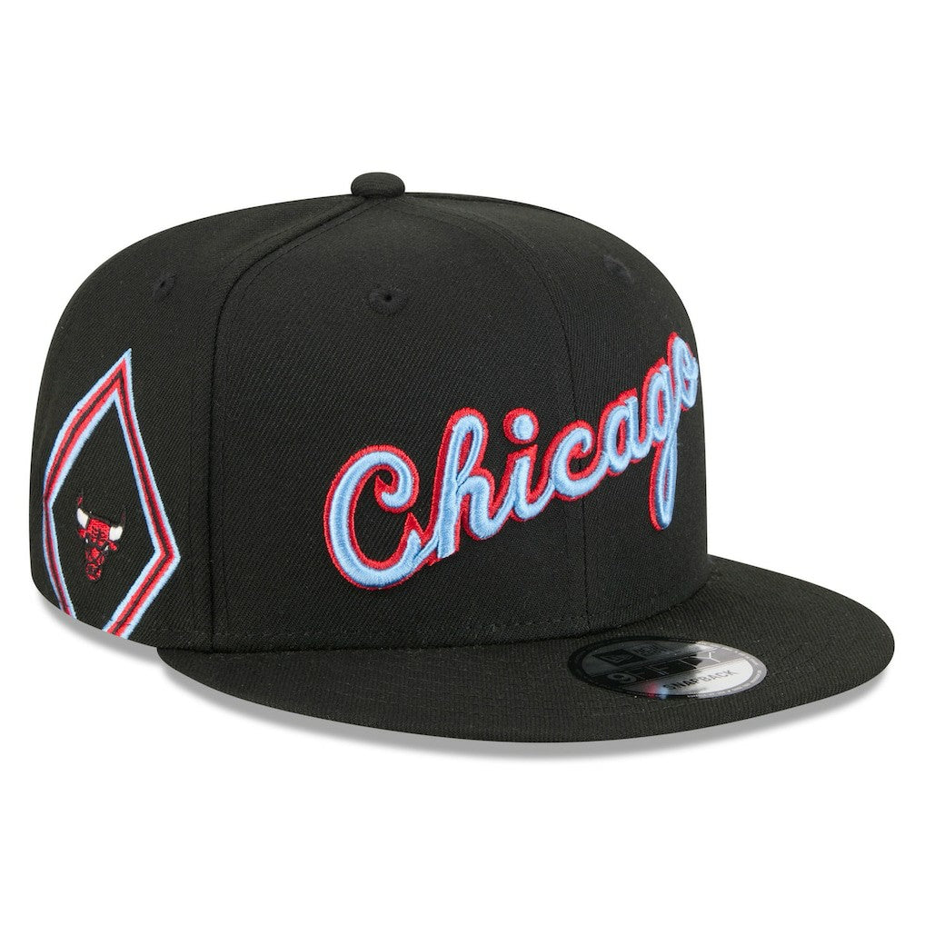 Chicago Bulls 2025/26 City Edition 9FIFTY Snapback Hat Black | New Era outlet
