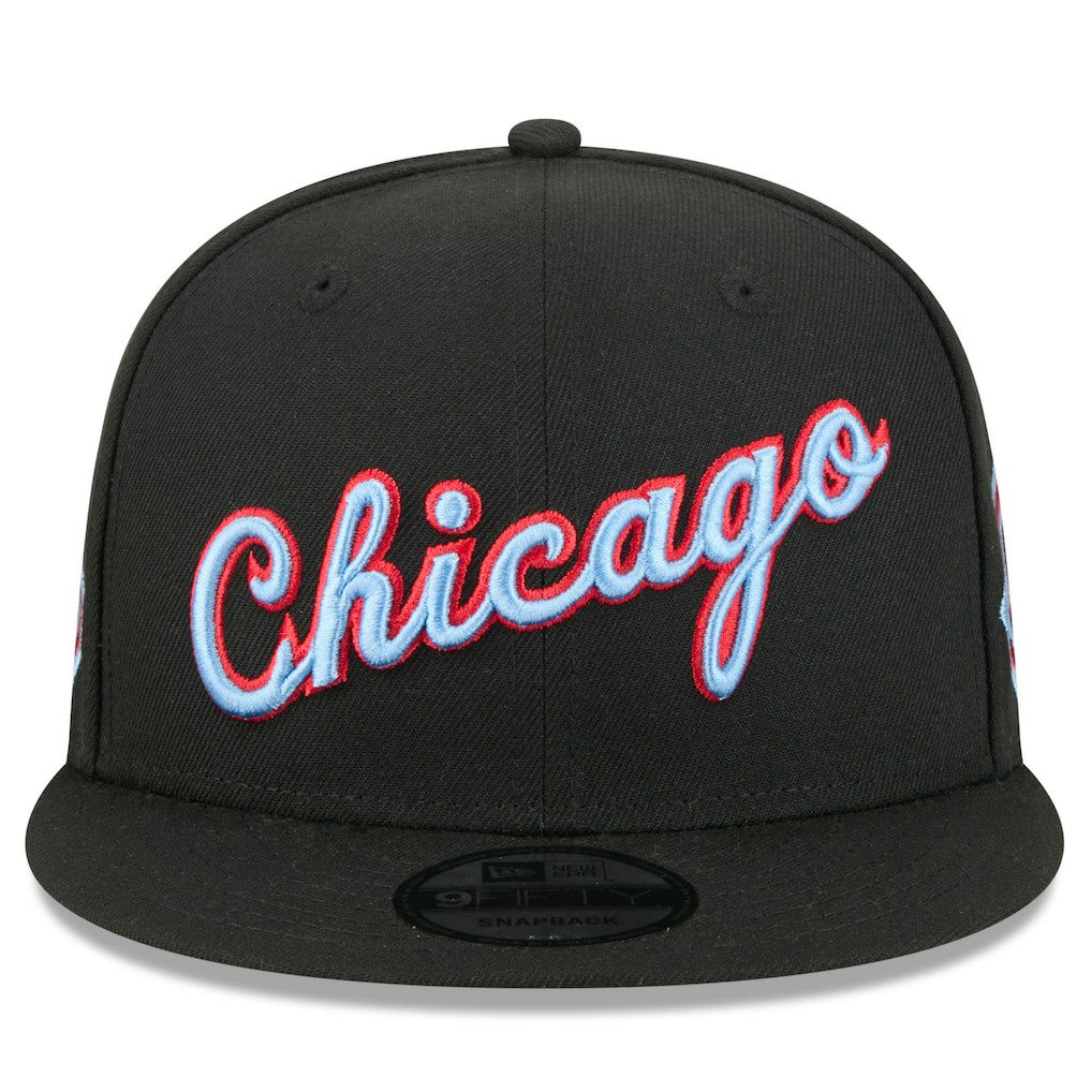 Chicago Bulls 2025/26 City Edition 9FIFTY Snapback Hat Black | New Era outlet